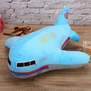 DIEWU Plush Stuffed Airplane Model Toys, Gifts for Boys Kids Birthday Gifts, Aircraft Stuffed Pillow for Christmas Stocking Filling(40cm,Yellow)