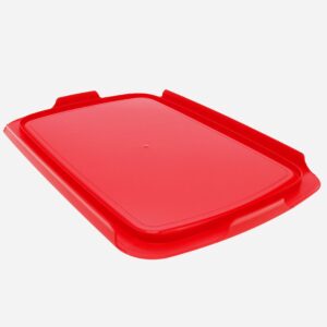 Pyrex C-233-PC 3qt Red Easy Grab Replacement Food Storage Lid (Will NOT Fit Basics 233 Glass Dish) - Made in the USA