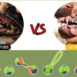 YOOCIZ Tough Dog Toys for Aggressive Chewers, Large Dog Toys with Larger Knot Rope Toys Interactive Dog Chew Toy for Small, Medium & Large Breed…