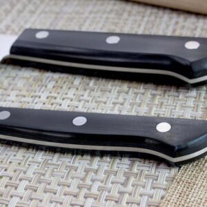 MAC Knife Chef series 2-piece starter knife set H-30, HB-85 Chef series 8.5" Gyutou-style Chef's knife and HB-55 Chef series 5.5" Utility knife, handcrafted in Seki, Japan