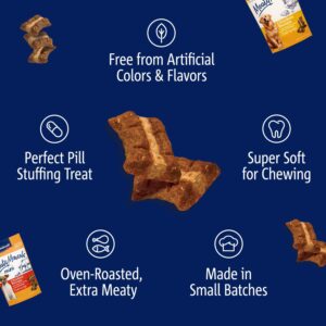 3 Pack of Vitakraft Meaty Morsels Treats for Dogs - Chicken with Sweet Potatoes - Super Soft Dog Treats - Two Layers of Gently Oven-Baked Meaty Goodness - 12.6oz Value Pack