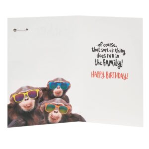 UK Greetings Birthday Card for Brother - Monkey Design, 137mm x 210mm