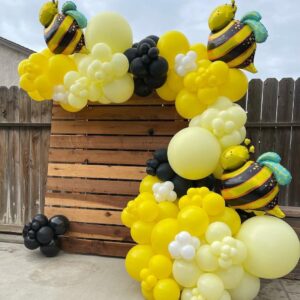 Yellow Balloons 5 Inch 100 Pack, JOGAMS Yellow Latex Balloons Mini Balloons Party Balloons for Sunflower Sunshine Bee Lemon Baby Shower Bridal Shower Birthday Party Decorations