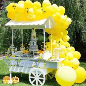 Yellow Balloons 5 Inch 100 Pack, JOGAMS Yellow Latex Balloons Mini Balloons Party Balloons for Sunflower Sunshine Bee Lemon Baby Shower Bridal Shower Birthday Party Decorations