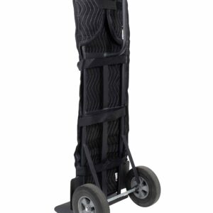 Mytee Products Padded Hand Truck Cover - Round Top, Moving Supplies, Black Moving Pad - Woven Cotton/Poly - 50" x 16"