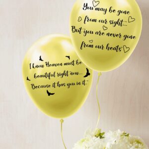 18Pcs Bereavement Memorial Latex Balloons Funeral Remembrance Balloons For Loss Of Father Mother Loved One Husband Son Condolences In Loving Memory Miss You Forever Memorial Decorations