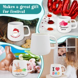 Create Your Own Personalized Coffee Mug Kit Includes Blank Mugs to Decorate, Paintable Mugs, and Painting Supplies– Paint Your Own Mug for Kids and Adults for Mother's Day Father's Day Gifts!