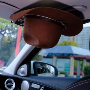 CHLIVE Hat Rack[New Version] for Pickup Truck SUV Car, Sturdy Cowboy Hat Holder to The Car Visor