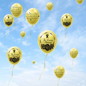 18Pcs Bereavement Memorial Latex Balloons Funeral Remembrance Balloons For Loss Of Father Mother Loved One Husband Son Condolences In Loving Memory Miss You Forever Memorial Decorations