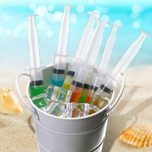 Eccliy Syringes with Cap 10 ml 0.34 oz Reusable Plastic Syringes Durable for Nurses Graduation Bachelorette Summer Parties(200 Pcs)