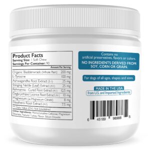 Nutrition Strength Thyroid Supplement for Dogs, Support for Hypothyroidism in Dogs with Organic Bladderwrack, Promotes Normal Function of Endocrine and Enzyme Systems, 90 Soft Chews