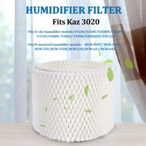 Cenipar 6 Pack WF2 Humidifier Filters Replacement for Kaz for Vicks Humidifier Filters V3100, V3500, V3700, ​V3900 Enviracaire ECM-500 Sunbeam SCM1118 SCM1119 SCM1120 Series WA-8D