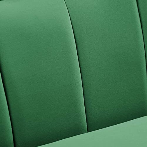 Modway EEI-5874-EME Cheshire Channel Tufted Performance Velvet Sofa, Emerald