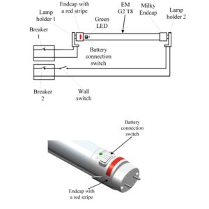 Aleddra G2 Emergency LED T8 Tube 15W 4000K 4-ft (for On/Off Applications) LLT-4-EM-T8-G2-15W-40K