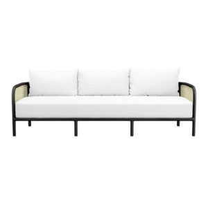 Modway Hanalei Outdoor Patio Sofa in Ivory White