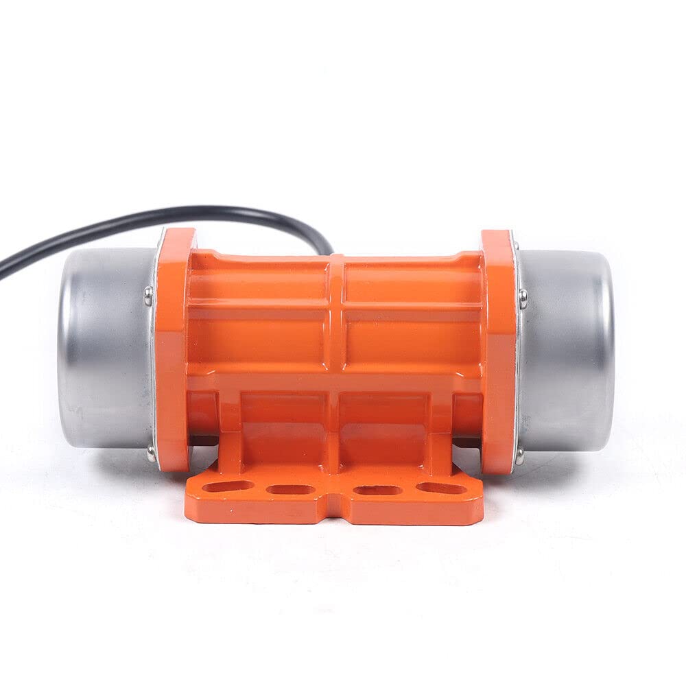 Concrete Vibrator Vibration Motor AC 110V 120W Electric Vibrating Motor Single Phase 3600 RPM Asynchronous Vibration Motor 6.6ft Cable for Shaker Table