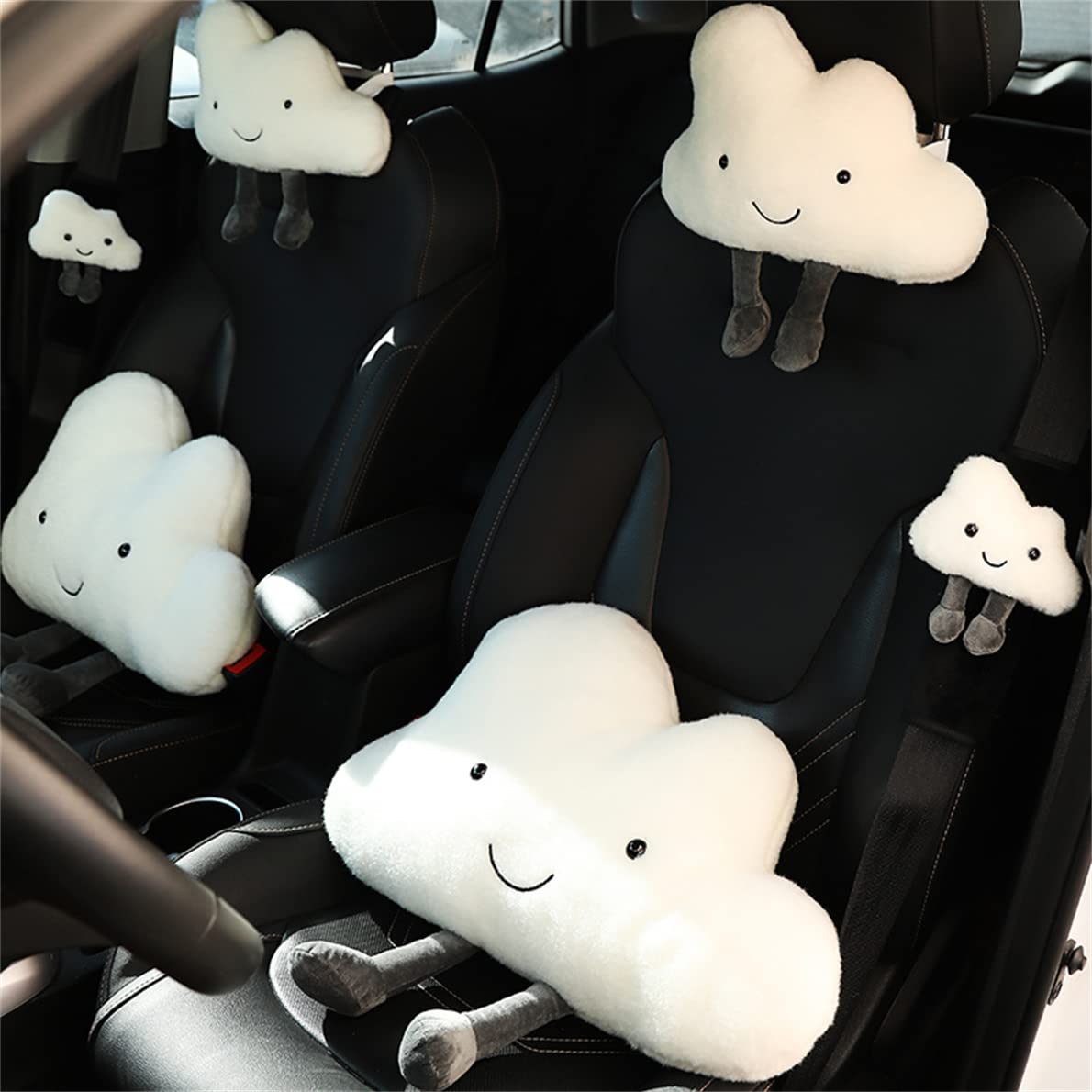 Zuwxeu Cloud Pillows Cute Home Plush Pillow Car Head Pillow Cushion Plush Decorative Pillows