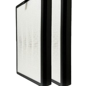 Nispira H05 3-In-1 True HEPA Filter Replacement Compatible with HIMOX Air Purifier H05, 2 Pack