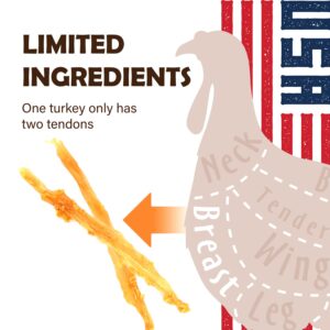 AFreschi Turkey Tendon for Dogs(Slice+Strip)