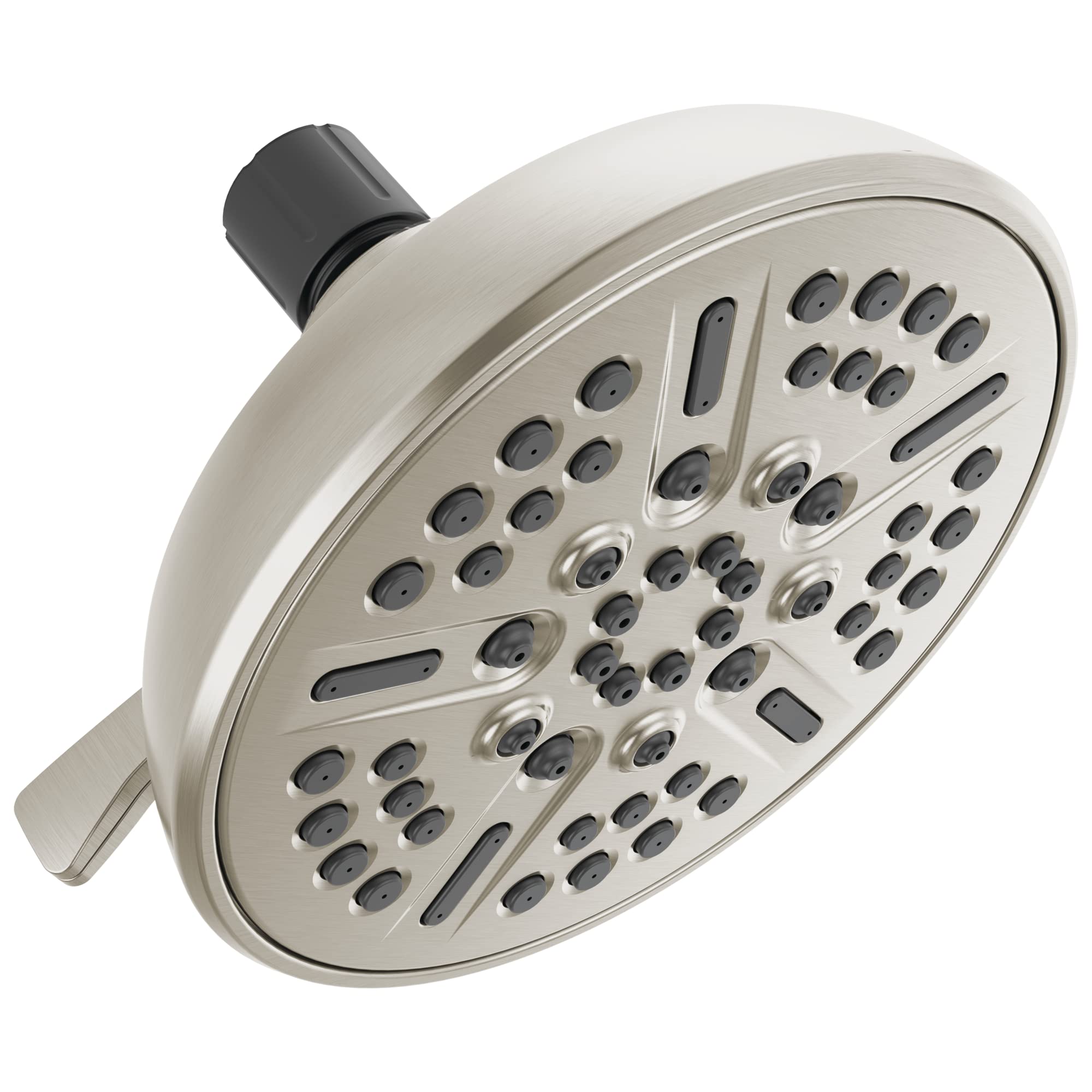 Delta Faucet 8-Spray Brushed Nickel Shower Head, Delta Shower Head Brushed Nickel, Showerheads, 2.5 GPM Flow Rate, SpotShield Satin Nickel 75898SN