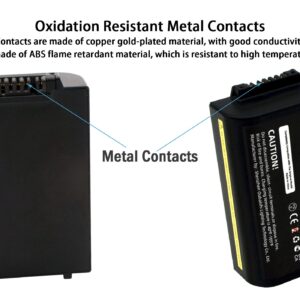 Gikysuiz Replacement Battery for Honeywell Dolphin 99EX & 99GX Series Mobile Computer fits Part Number 99EX-BTES-1 Li-ion Extended Battery 99EX-BTEC-1 Battery 3.7V/6800mAh