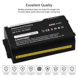 Gikysuiz Replacement Battery for Honeywell Dolphin 99EX & 99GX Series Mobile Computer fits Part Number 99EX-BTES-1 Li-ion Extended Battery 99EX-BTEC-1 Battery 3.7V/6800mAh