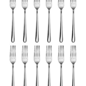 Artaste 539984 Rain II Forged 18/10 Stainless Steel Dinner Fork, 8.25-Inch, Set of 12