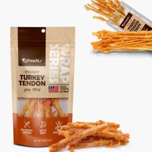 afreschi turkey tendon for dogs(chicken stick+strip)