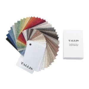 chadmade tallis series flax textured fabric swatches sample book