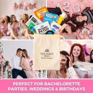 5 Pre-Filled Party Kit for Bachelorette Party Favors, Birthdays, Bridal Showers & Wedding Party Favors | 9 Pcs Premium Bulk Bachelorette Kit Supplies, Items & Bags for Adult Kit (5 Kits)