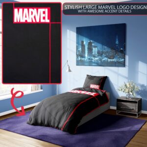 Marvel Kids Bedding Single or Double Duvet Set with Pillow Cases, Reversible (Single)