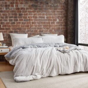 byourbed frozen chunky bunny - coma inducer® oversized king comforter set - frosted black