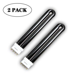 BAIMNOCM 2 Pack 10.2 Inches 24W B24B Replacement Black Bulb Light for Stinger BK300,BK310,BK500,BK510