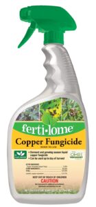 fertilome (16136) copper fungicide ready to use, controls needle blight, blackspot, powdery mildew and more, omri listed (32 oz.)