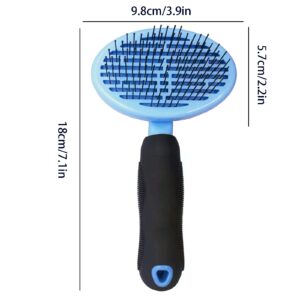 Cat Brush for Shedding,Cat Brushes for Indoor Cats,Cat Grooming Supplies,Cat Accessories,Cat Brush for Long or Short Haired Cats,Pets Grooming Tool,Self Cleaning Slicker Brush for Dogs,Cat Hair Brush