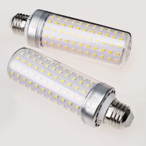 tebio 35W Warm LED Light Bulb 300W Equivalent 3500 Lumen Warm White 3000K, E26/E27 Base Non-dimmable LED Corn Bulbs 3-Pack