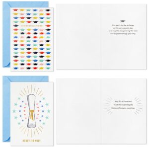 Hallmark Graduation Cards Bulk Assortment, Colorful Congrats (36 Cards and Envelopes, 6 Designs)