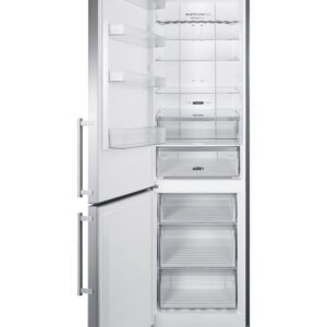 Summit Appliance FFBF181ES2LHD Bottom Freezer Refrigerator, 24" Wide, High Temperature Alarm, 11.7 cu.ft Capacity, Stainless Steel Door, Left Hand Door Swing, Multi-Flow Fan, Digital Thermostats