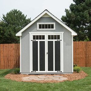 Handy Home Products Tribeca 10x12 Do-It Yourself Wooden Storage Shed with Floor