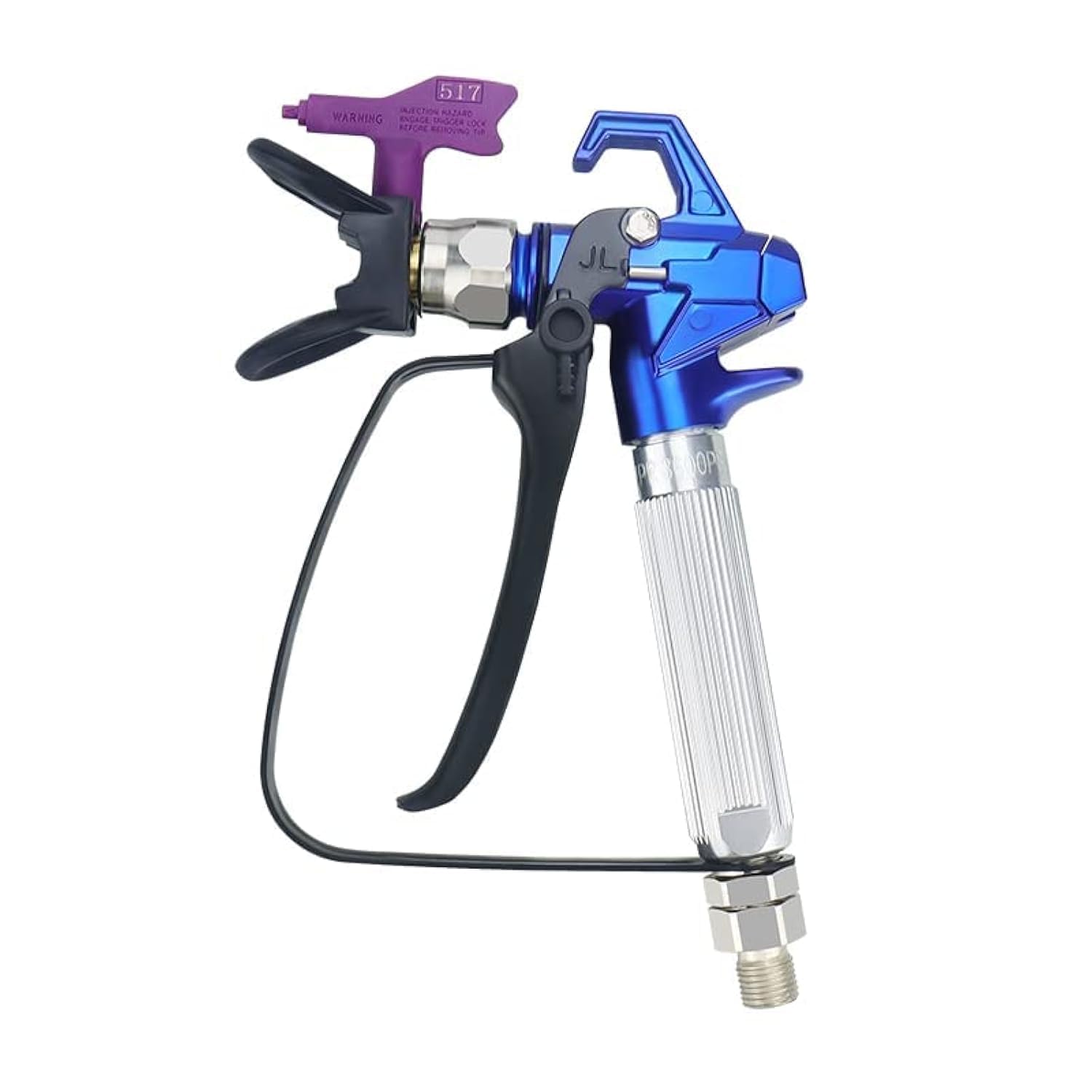 Airless Paint Spray Gun Sprayer High Pressure 3600 PSI 517 Nozzle Tip