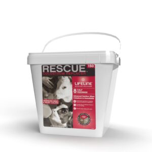 LIFELINE® Rescue 150g High-Level Colostrum Replacer for Calves | 8 Feedings - 8.8 lb Pail