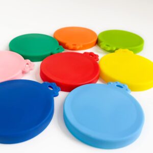 Oui Yogurt Jar Lids - 9 pack Oui Lids for Yoplait Yogurt Container, Sealed against leaks Silicone lids for oui yogurt jars in 9 colors…