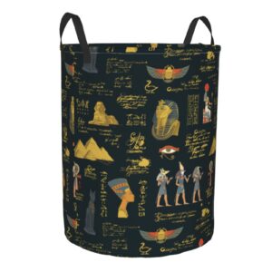 Ancient Egyptian Laundry Hamper Egypt Laundry Baskets Large Clothes Hampers Hieroglyphs Organizer Hamper Dirty Clothes