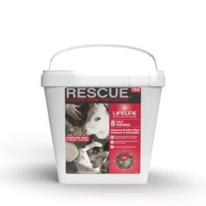 LIFELINE® Rescue 150g High-Level Colostrum Replacer for Calves | 8 Feedings - 8.8 lb Pail