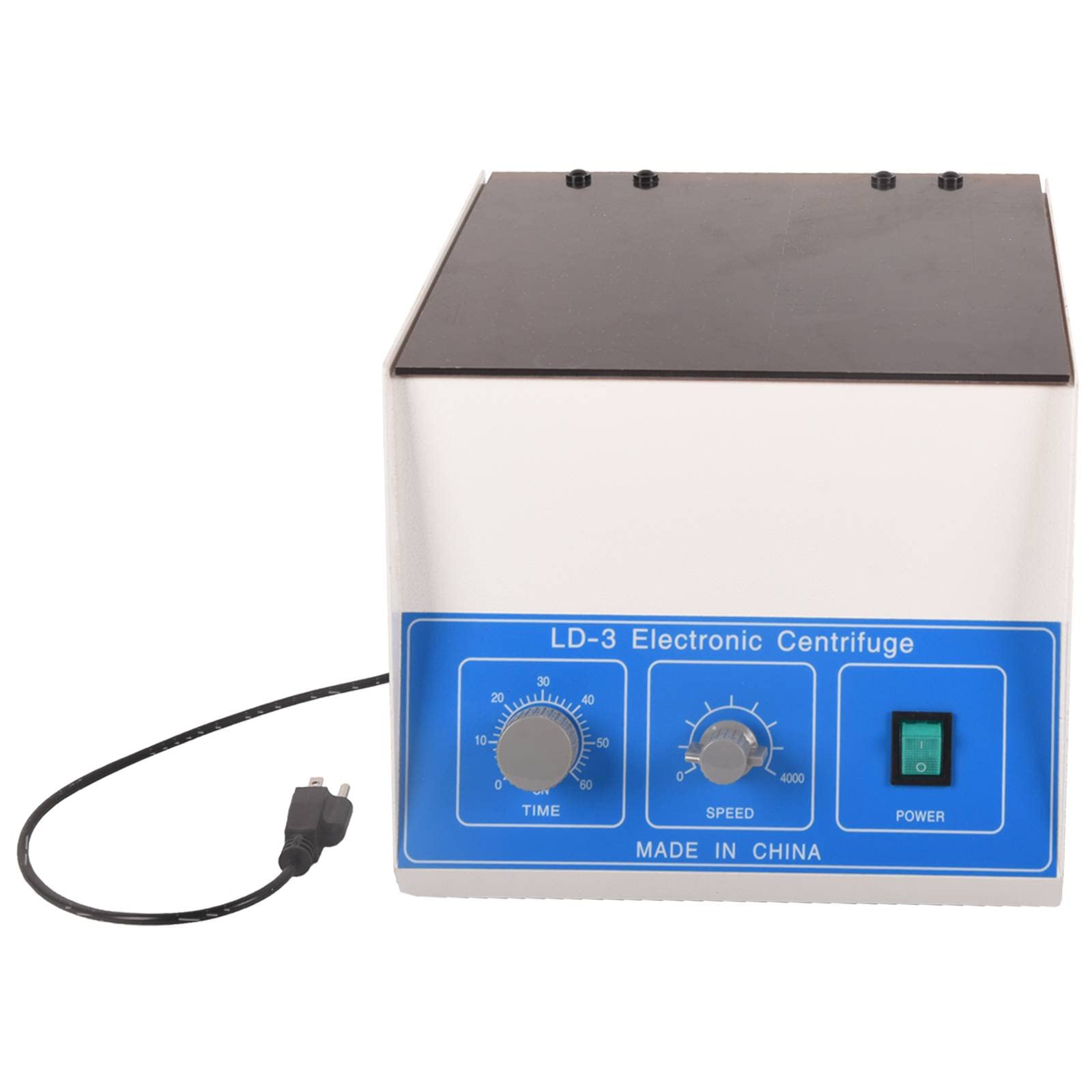 Dawot 50ml x 6 Desktop Lab Centrifuge Machine 4000rpm Electric Centrifuga Machine w/Timer & Speed Control 110V Centrifugadora De Plasma for Plasma PRP Blood PRP