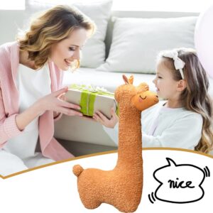 Sejiarep Alpaca Llama Plush Pillow - 51" Giant Alpaca Plush Long Body Pillow - Wife Girl Girlfriend Birthday Valentine's Day Children's Women's Day Gift, Brown