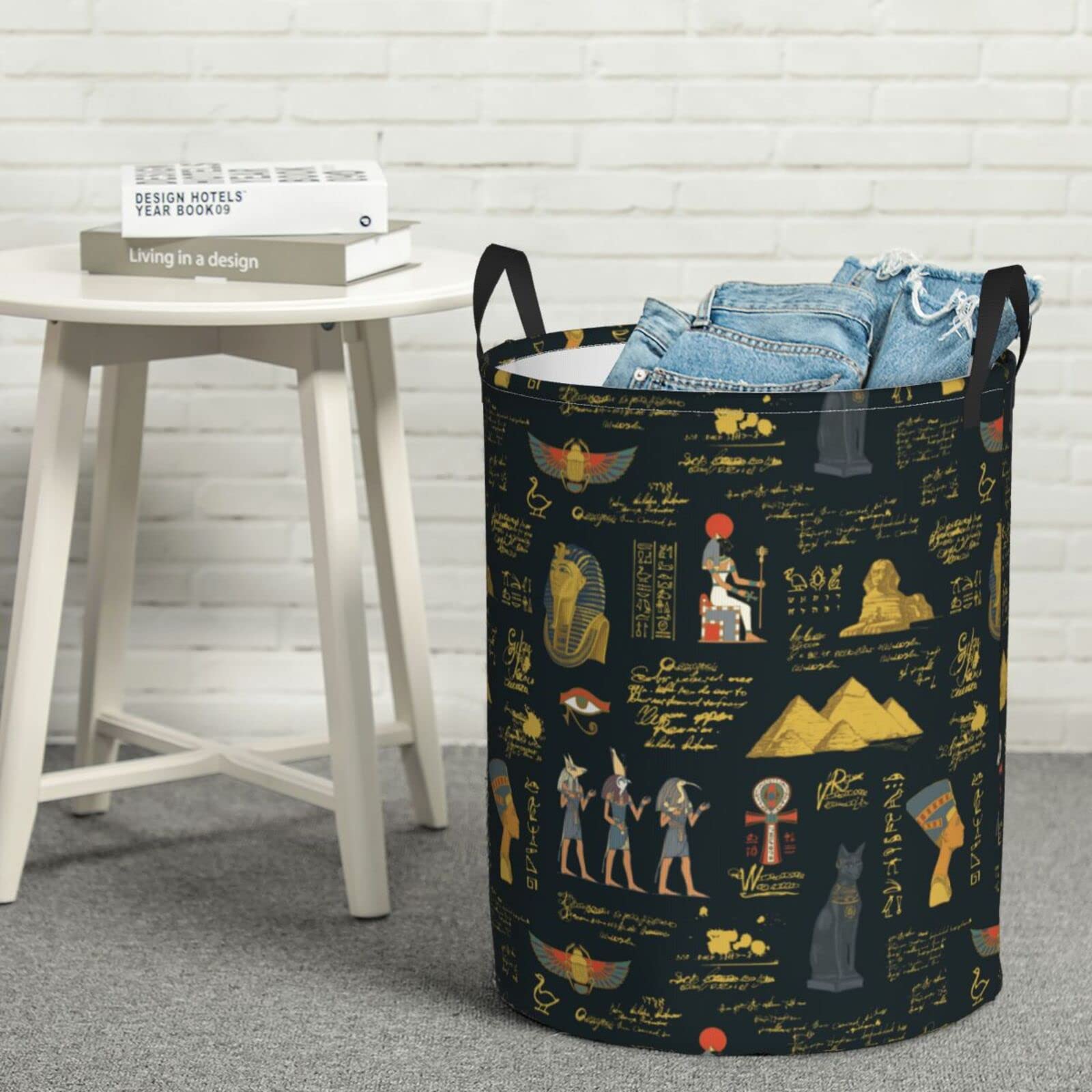 Ancient Egyptian Laundry Hamper Egypt Laundry Baskets Large Clothes Hampers Hieroglyphs Organizer Hamper Dirty Clothes