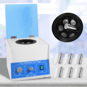 dawot 50ml x 6 desktop lab centrifuge machine 4000rpm electric centrifuga machine w/timer & speed control 110v centrifugadora de plasma for plasma prp blood prp