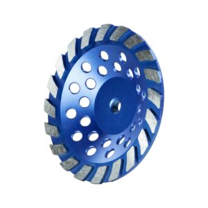 sali 7 inch concrete grinding wheels 20 turbo diamond segments 5/8-11 arbor diamond grinding wheel fit for paint, epoxy, mastic, coating removal