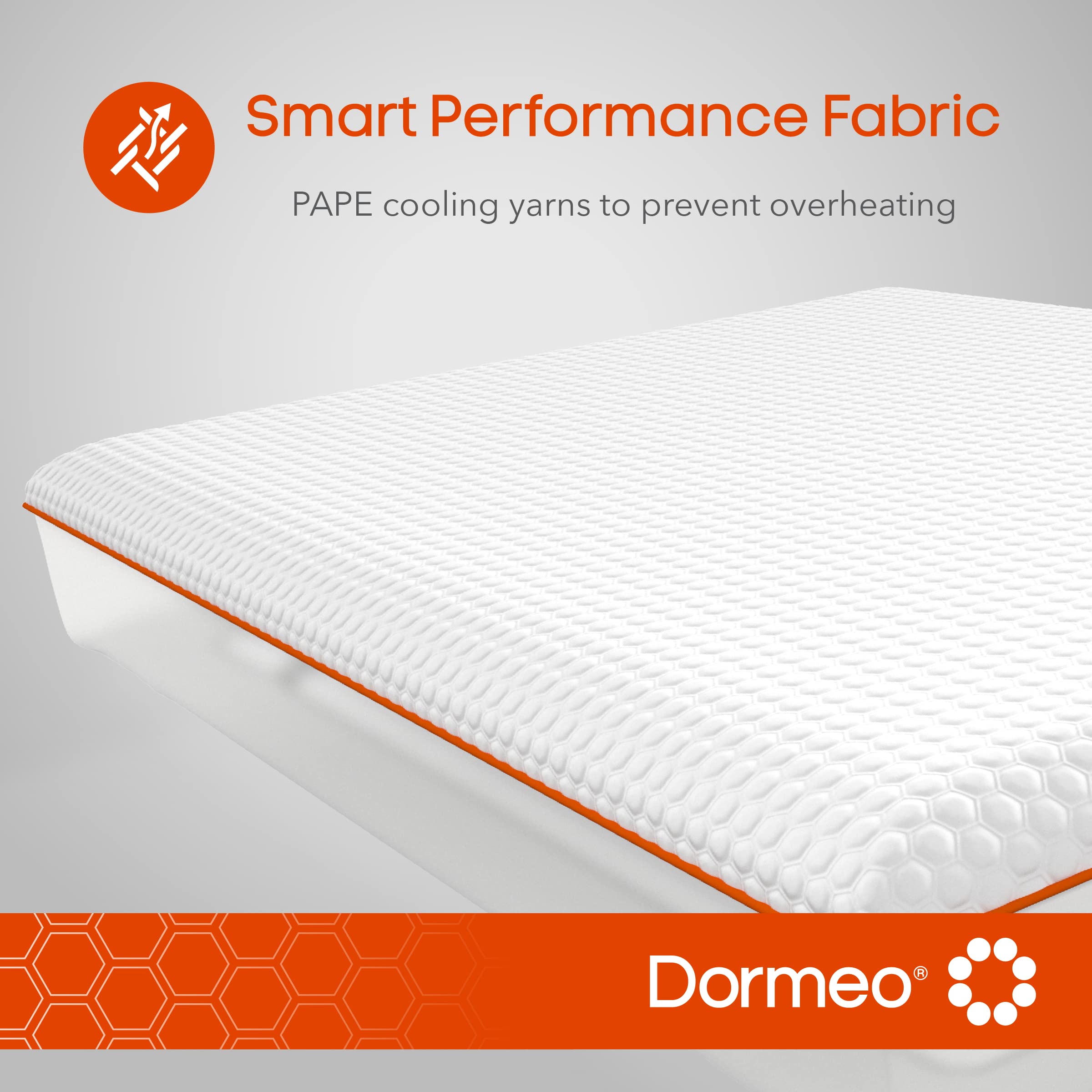 Dormeo Queen Size Mattress Topper and Premium Waterproof Mattress Protector Bundle